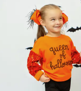 Faire - Queen of Sequin Halloween Sweatshirt