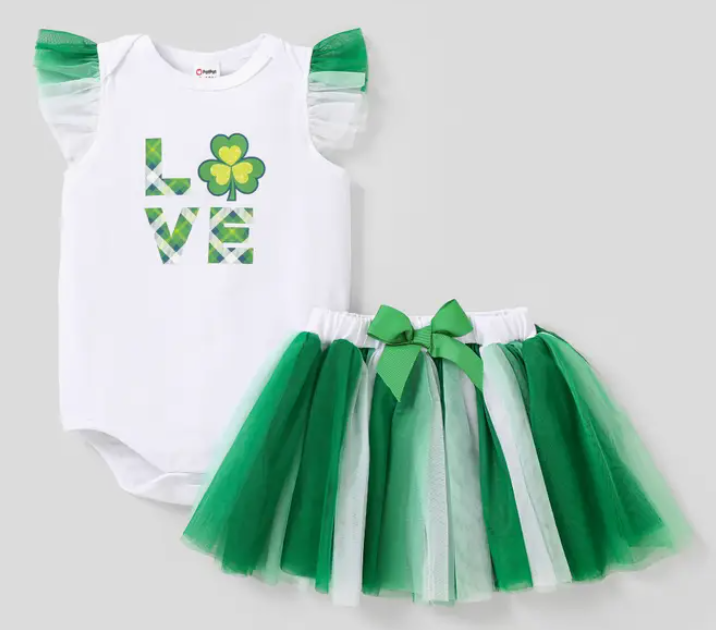 Pat Pat - St. Patty's Day Tutu Set