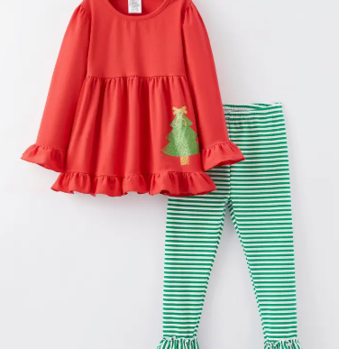 Rylee Faith - Christmas Tree Outfit