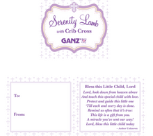 Load image into Gallery viewer, Ganz - Serenity Lamb with Crib Cross