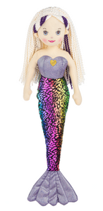 Ganz - Blond/ Purple "Shelly" Mermaid