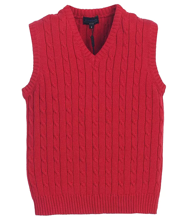 Gioberti - Red Cable Vest