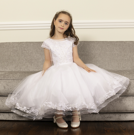 fairy bridal dress A-line Fairytale Pink Floral Wedding Dress With Flowers Unique Tulle B –  SELINADRESS