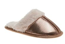 Load image into Gallery viewer, Josmo- Faux Fur Trim Slip on Slipper