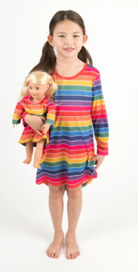 Leveret - Child and Doll Matching Night Gown