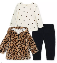 Load image into Gallery viewer, Little Me - 3 Piece Leopard Jacket Set