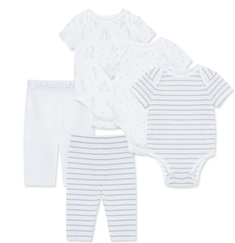 Little Me -  Fun Time Giraffe 5 pc. Outfit Set