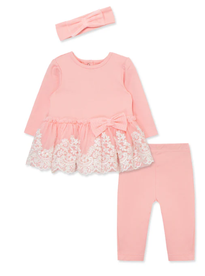 Little Me - Pink Lace Tutu Set