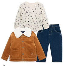 Load image into Gallery viewer, Little Me - 3-pc Corduroy Jacket Set