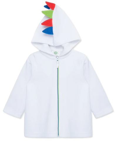 Little Me - Spiked Hood Swim Cover Up