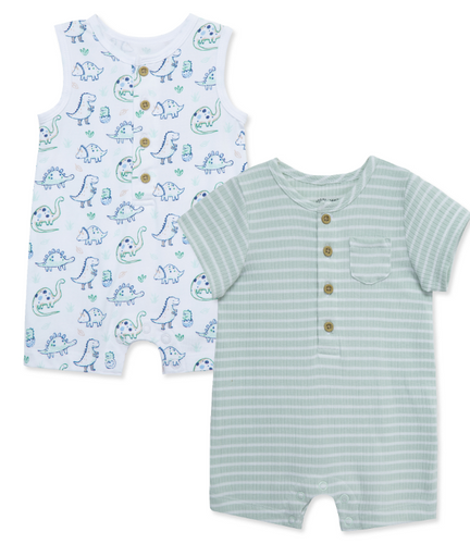 Little Me - Dino Friends  2PC Romper