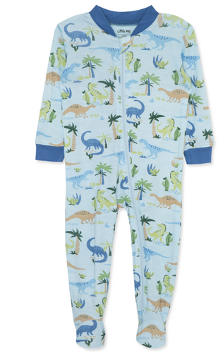 Little Me - Dino Zip Front Sleeper