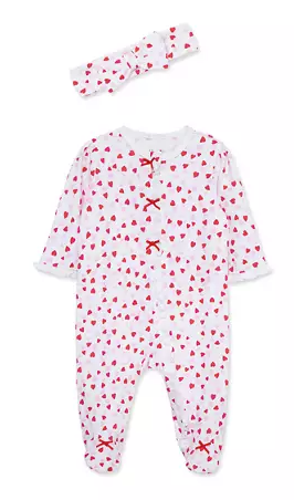 Little Me- Heart Sleeper w/ Headband