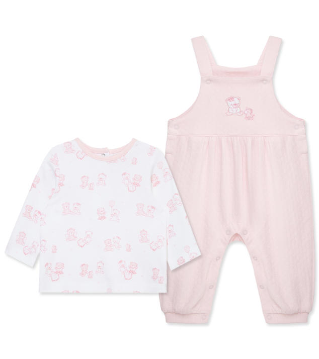 Little Me - Joyful Bears COVERALL Set