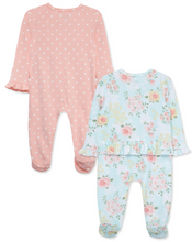 Load image into Gallery viewer, Little Me- Rose Meadow 2PC Footie