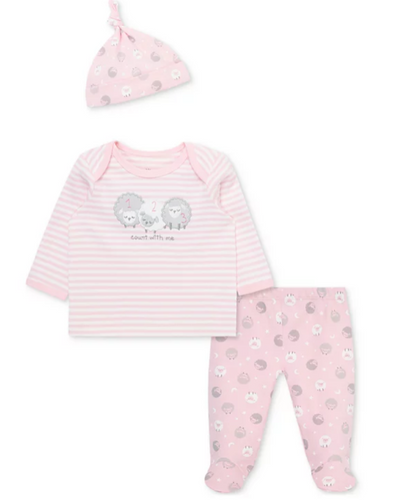 Little Me -  Cute Sheep Set Pink