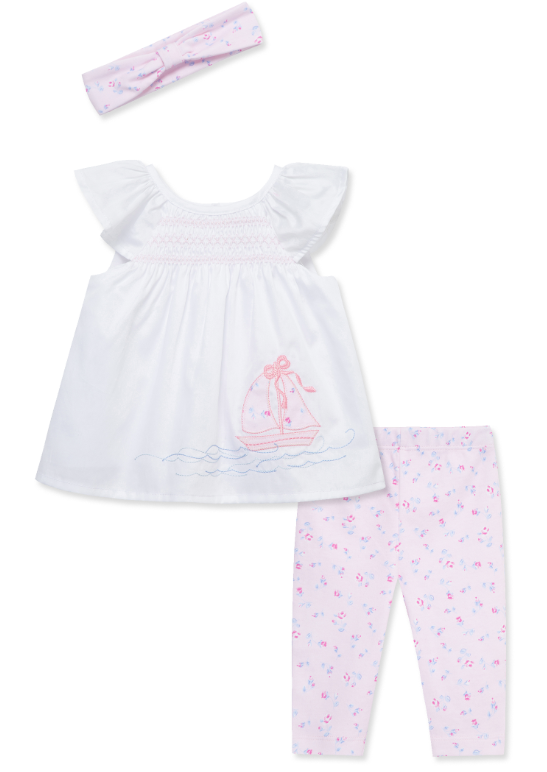 Little Me- Little Me Sailboat Tunic Set