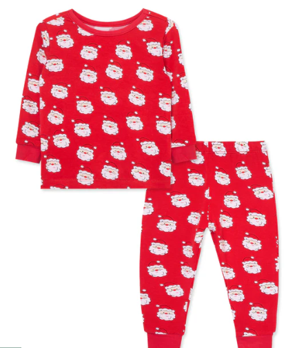 Little Me - Santa 2 Pc. Pajamas