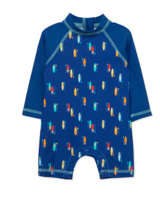 Little Me- Surf LS Rashguard Suit