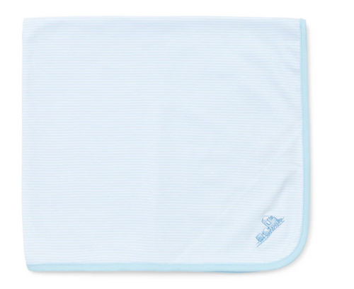Little Me - Train Stripe Blanket