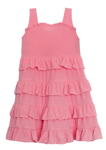 Mabel & Honey - Pink Tiered Dress