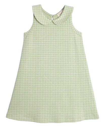 Mabel & Honey - Pastel Green Checked Dress