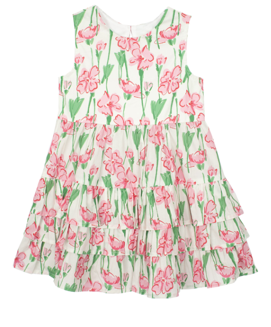 Mabel And Honey- Floral Coquette Dress