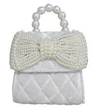 Load image into Gallery viewer, ML KIDS - Velvet Purse Pearl Bow (More Colors)