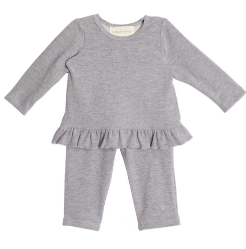 Mabel and Honey - Heathered 2PC Set