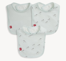 Magnetic Me - Teal Savannah Plains Modal Bib 3 Pack