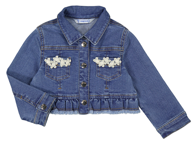 Mayoral - Jean Jacket with Girly Details