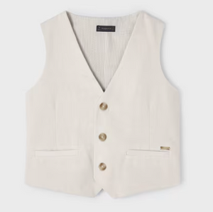 Mayoral- Linen Blend Vest (Colors)