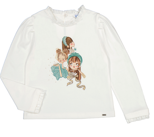 Mayoral - Girl Style LS T-Shirt