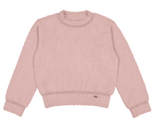 Mayoral - Fuzzy Sweater Blush