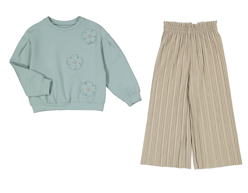 Mayoral - Pleated Pant Set