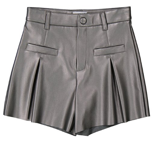 Mayoral- Faux Leather Shorts