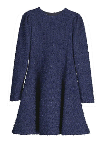 Mayoral - Mayoral Navy Sequin Sparkle Dress