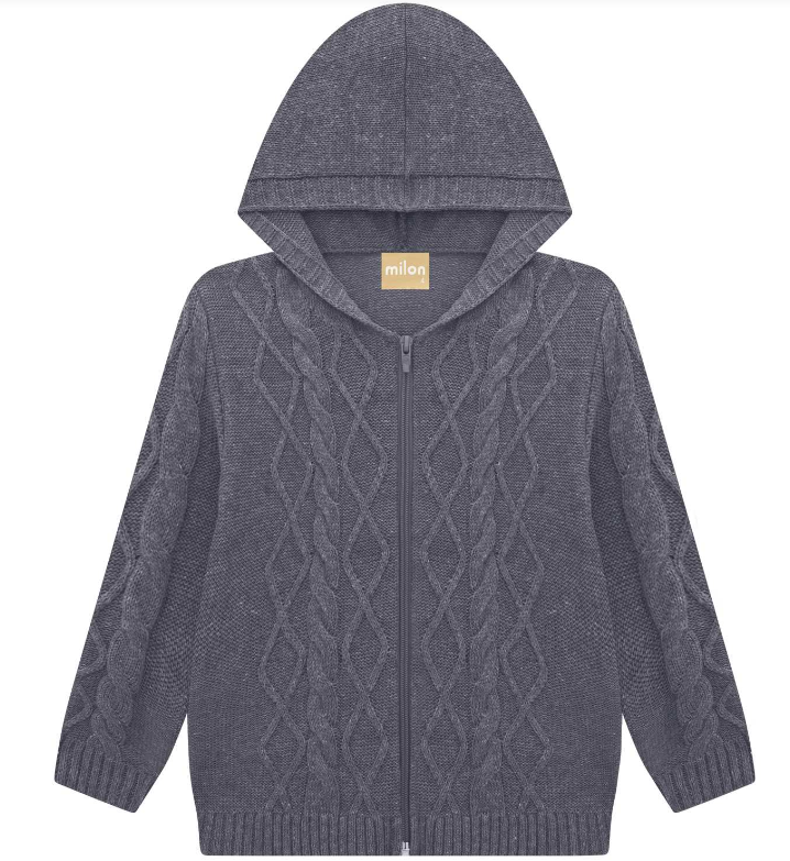 Milon - Grey Sweater Jacket