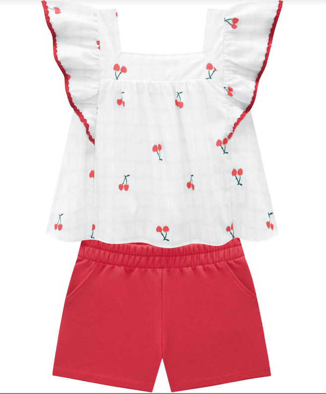 Milon Nanai - Cherry Short Set