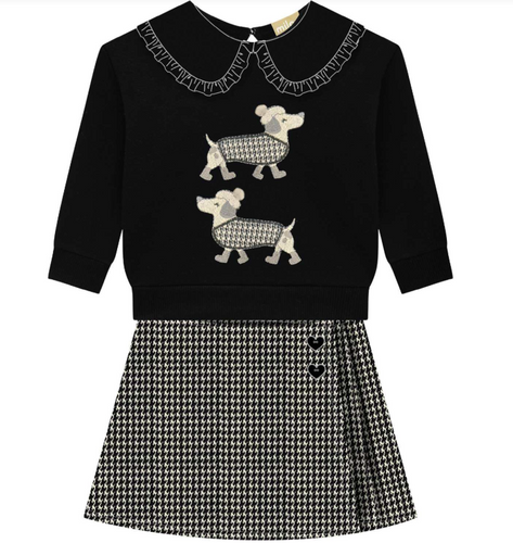 Milon - 2-pc Houndstooth 