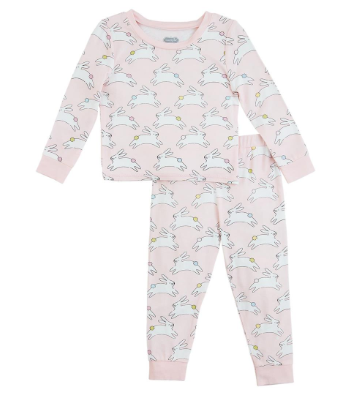 Mud Pie - Pink Bunny Pajamas