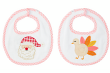 Load image into Gallery viewer, Mud Pie - Holiday Reversible Bib (More Options)