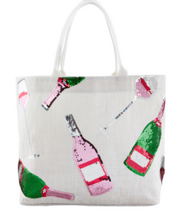 Mud Pie- Sequin Holiday Tote (More Colors)