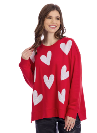 Mud Pie -  Valentine's Sweatshirt ADULT (More Colors)
