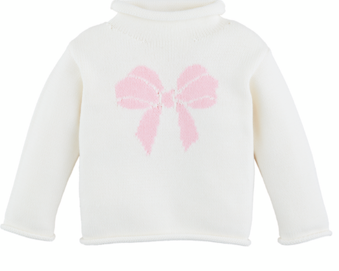 Mud Pie - Bow Rollneck Sweater