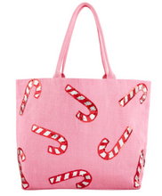 Load image into Gallery viewer, Mud Pie- Sequin Holiday Tote (More Colors)