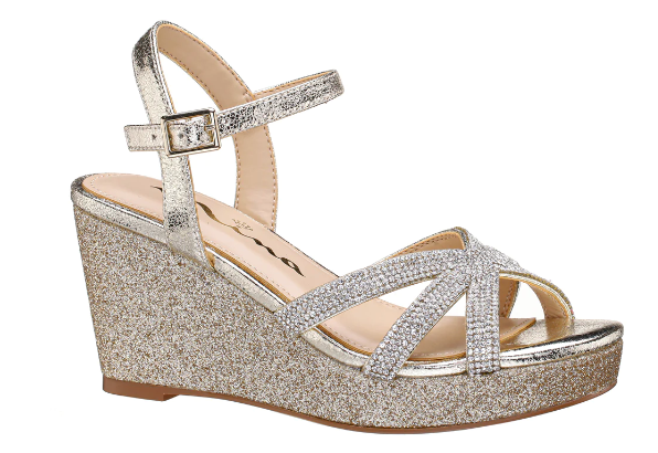 Nina- Dalary Rhinestone Wedge