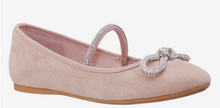 Load image into Gallery viewer, Nina- Kendalla Ballet Flat w/ Rhinestone Bow