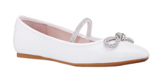 Load image into Gallery viewer, Nina- Kendalla Ballet Flat w/ Rhinestone Bow