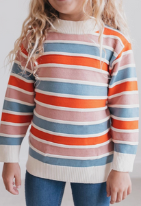 Oopsie Daisy - Ribbed Stripe Sweater (More Colors)